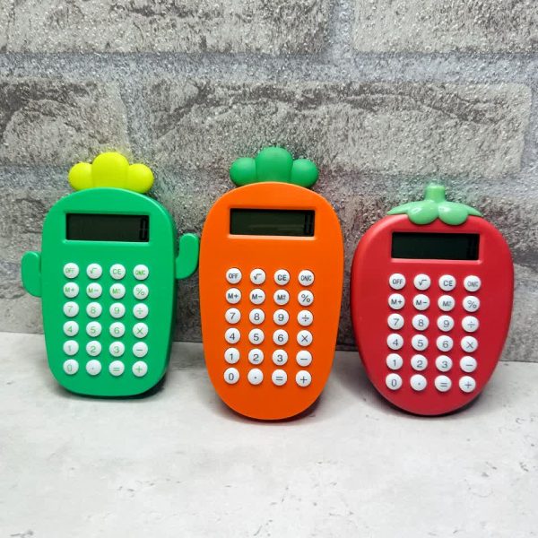 ماشین حساب فانتزی طرح میوه و سبزیجات