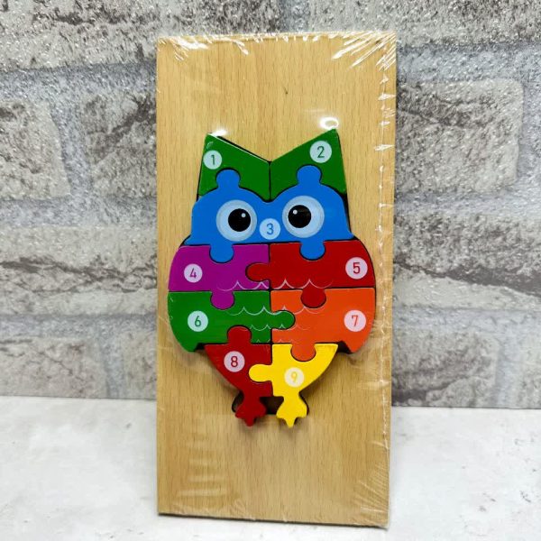 پازل چوبی طرح حیوانات وارداتی