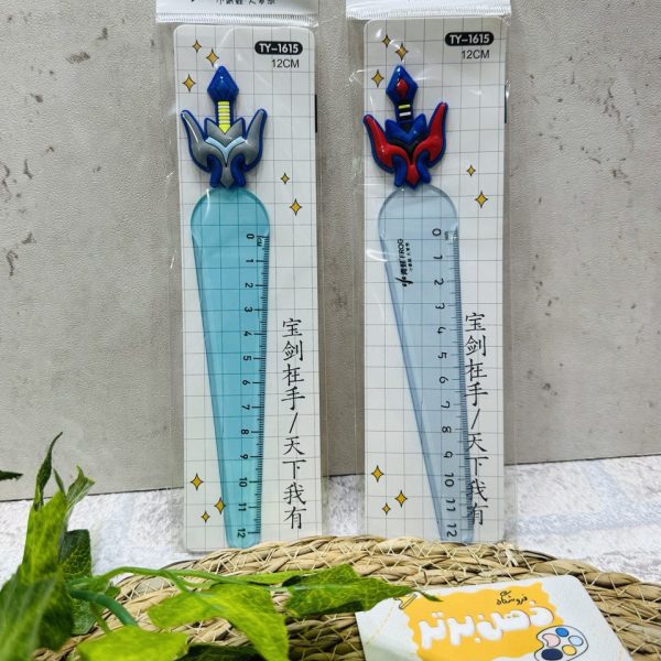 خط کش ۱۲ سانتی طرح شمشیر