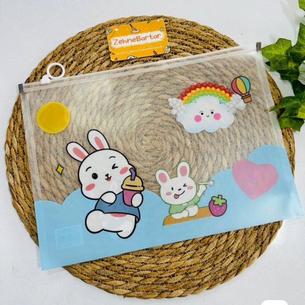 پوشه زیپ دار فانتزی