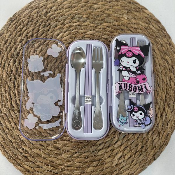 ست قاشق چنگال کرومی