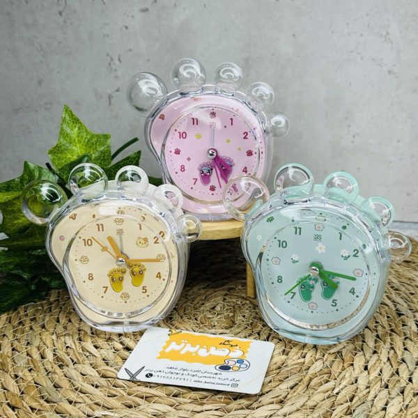 ساعت رو میزی فانتزی طرح پنجه