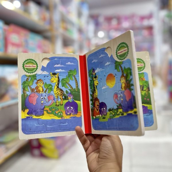 پازل ۶ صفحه چوبی