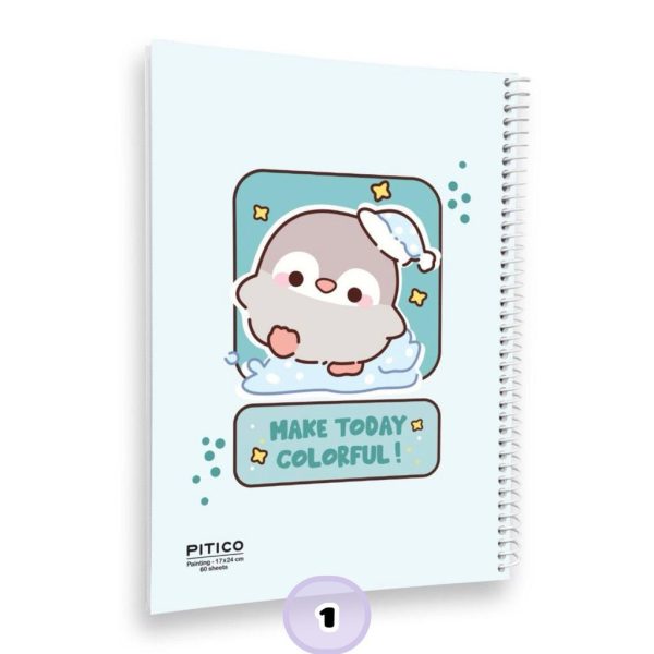 دفتر نقاشی ۶۰ برگ مجلد پیتیکو