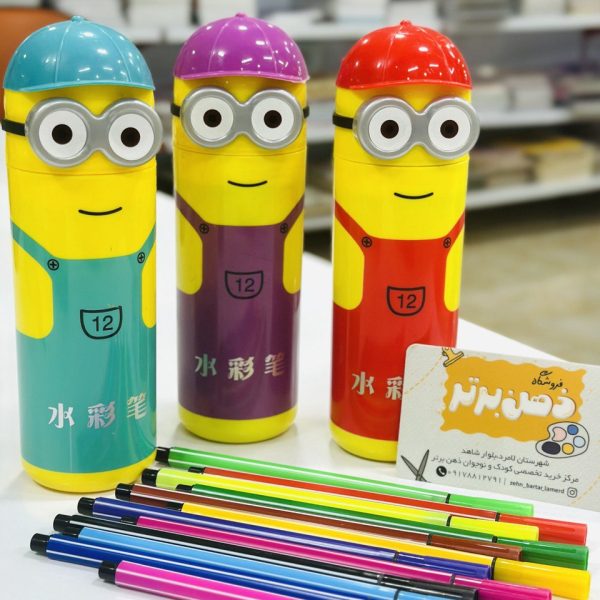 ماژیک نقاشی ۱۲ رنگ مینیون