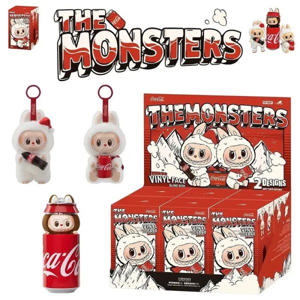 عروسک شانسی لبوبو کوکاکولا ۶عددی برند پاپ مارت(عمده)