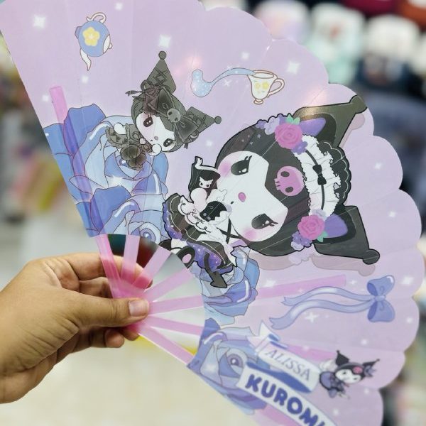 بادبزن دسته آکواریومی طرح سانریو