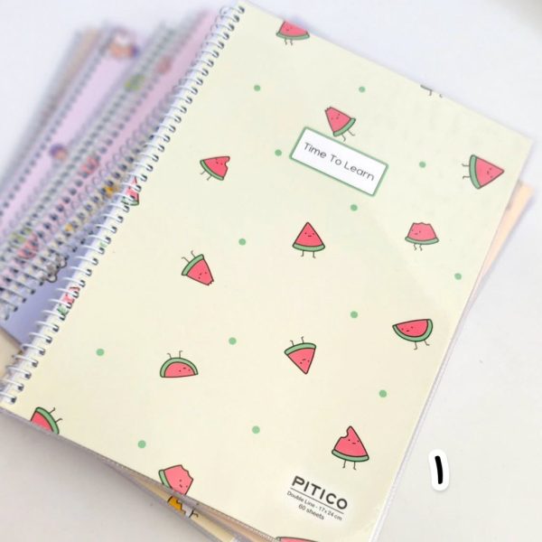 دفتردو خط زبان مجلد ۶۰برگ